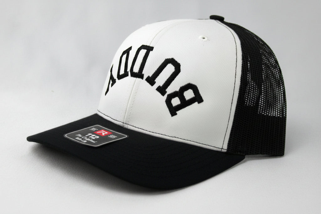 Buddy Trucker Hat - White/Black