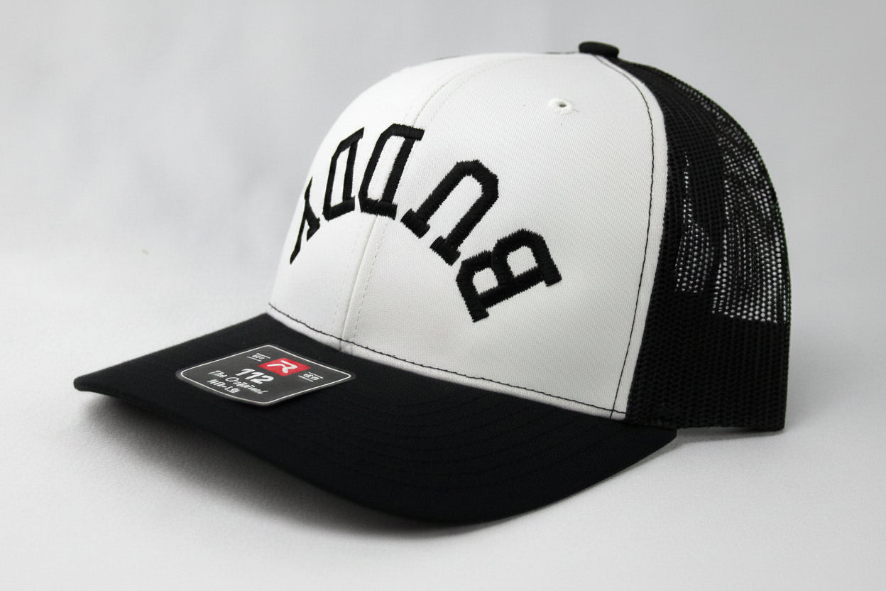 Buddy Trucker Hat - White/Black