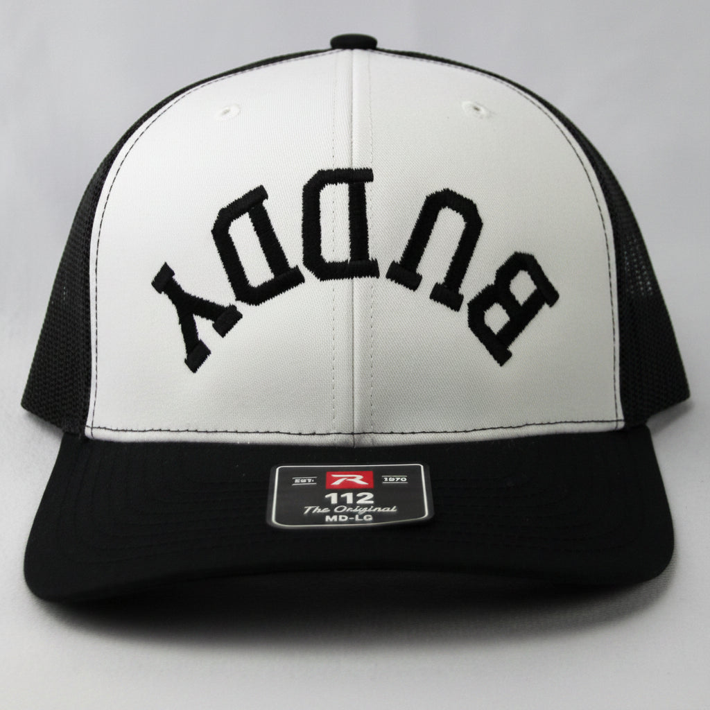 Buddy Trucker Hat - White/Black