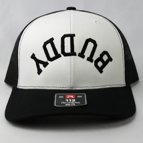 Buddy Trucker Hat - White/Black