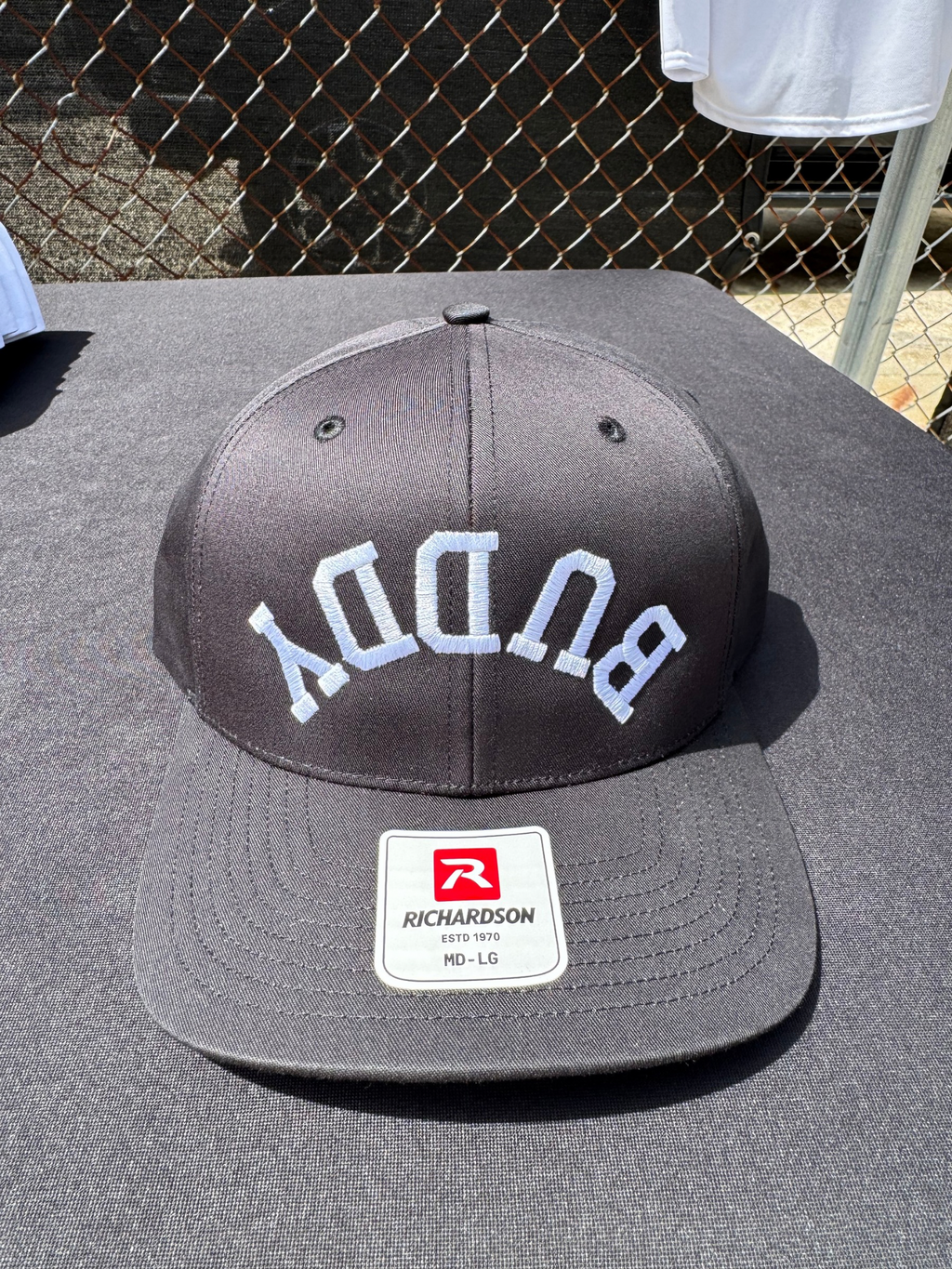 Puck Buddy "BUDDY" Snapback Hat – Black