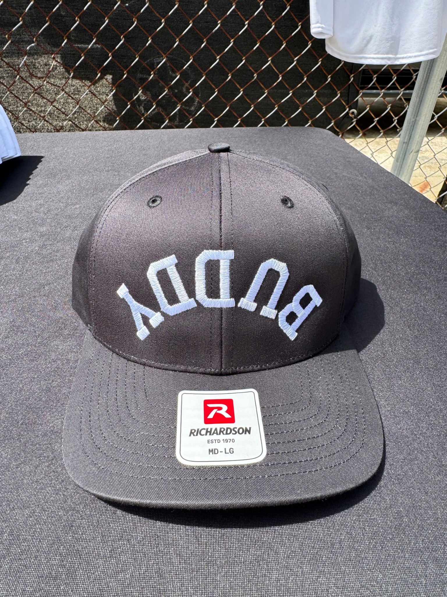 Puck Buddy "BUDDY" Snapback Hat – Black