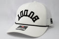 Puck Buddy Rope Trucker Hat - White/Black with USA Flag